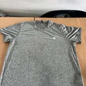 Adidas Men's Heathered Gray Tee